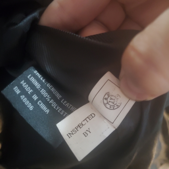 VINTAGE Gorgeous Tiboa Leathers jacket with removable liner size M - Picture 10 of 12